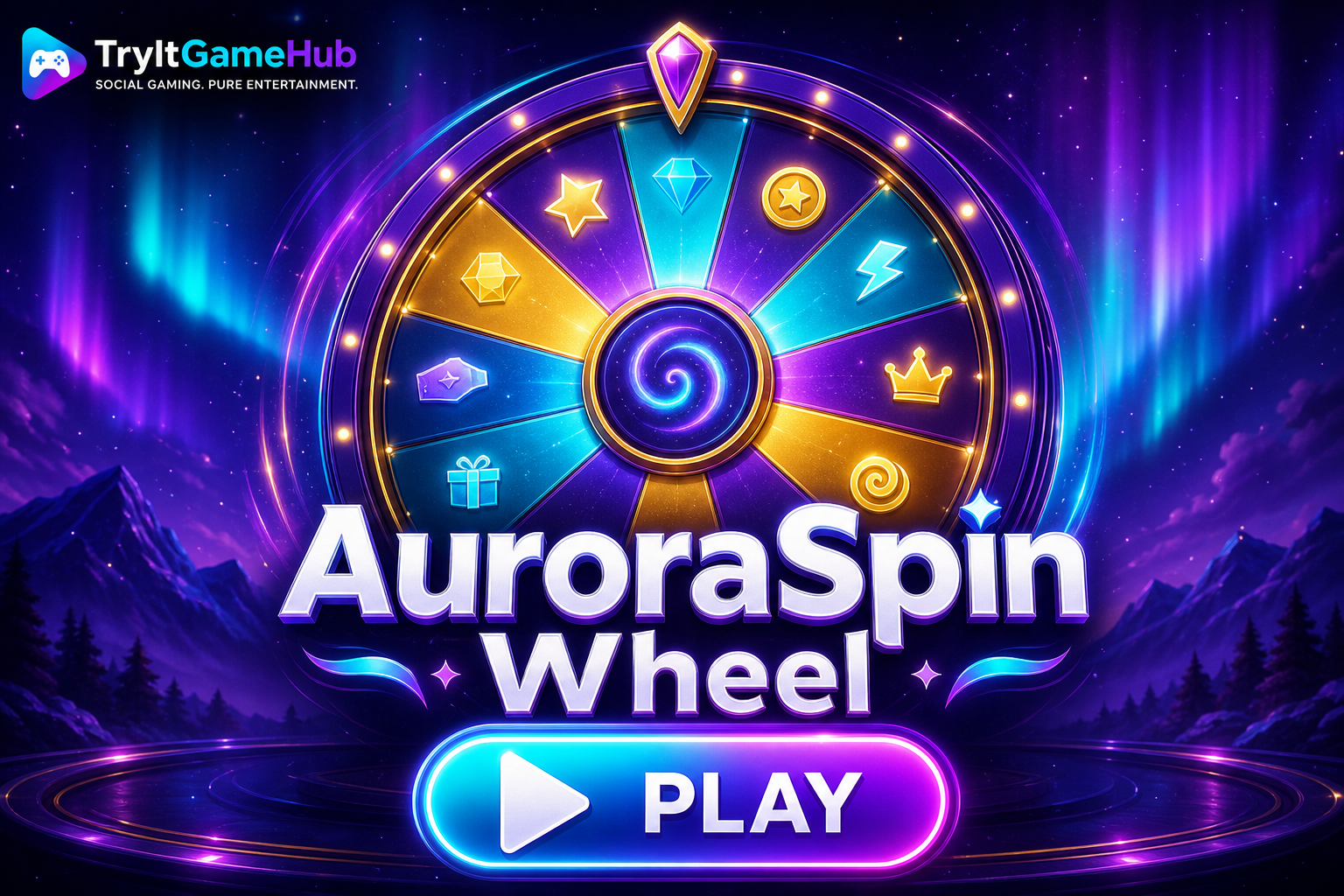 AuroraSpin Wheel social wheel game